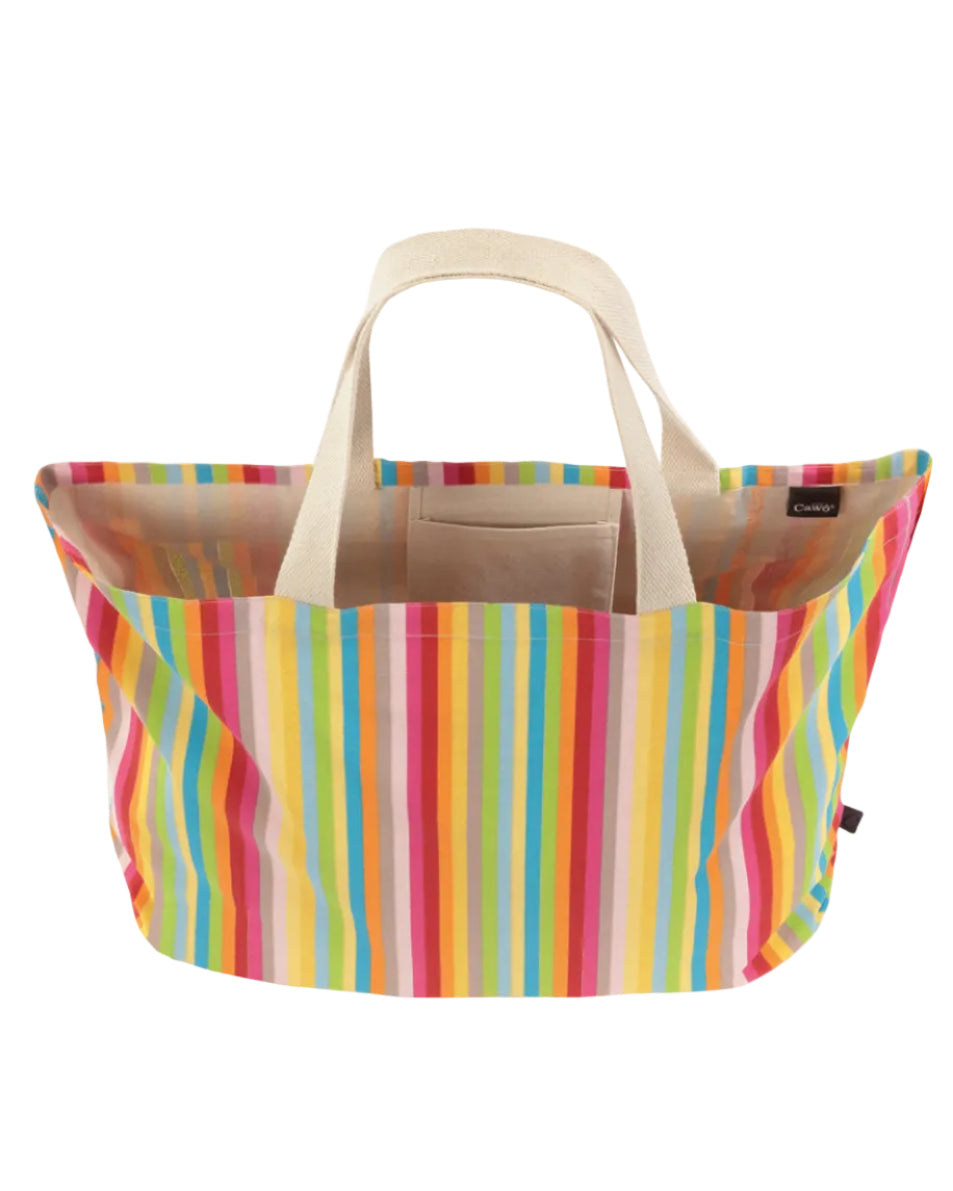 Strandtasche gestreift bunt Cawö Lifestyle 70080