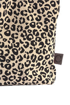 Strandtasche Leopardenmuster schwarz natur Cawö