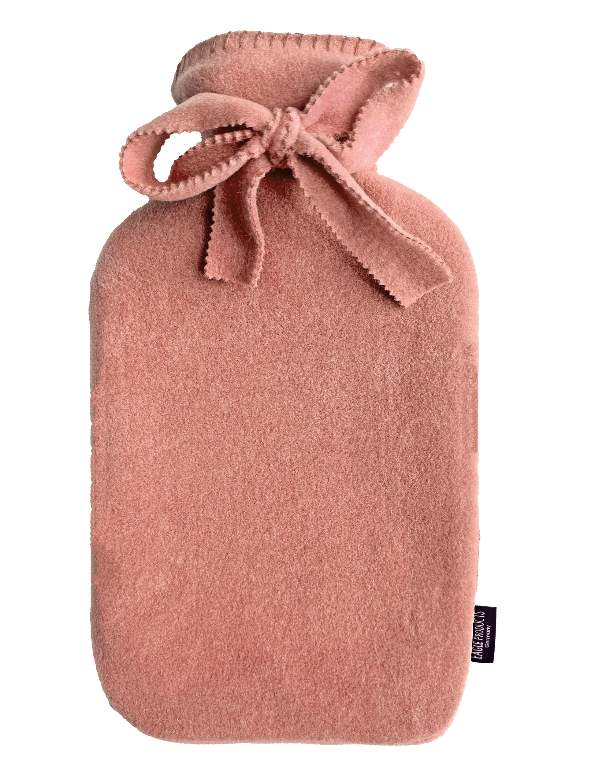 Wärmflasche Tony mit Schleife rosewood