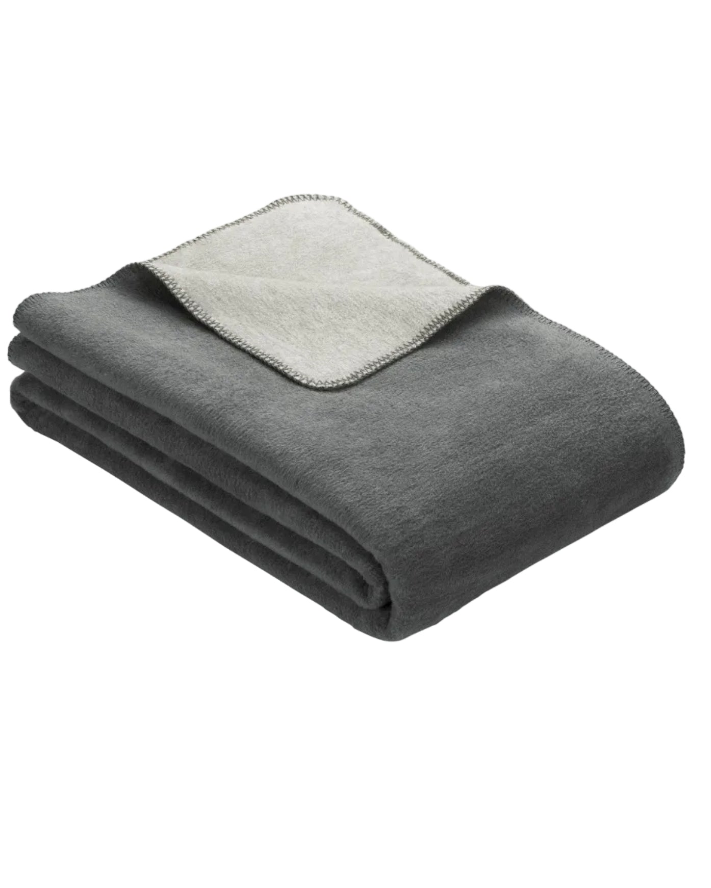 Wohndecke Dublin Doubleface anthrazit silber