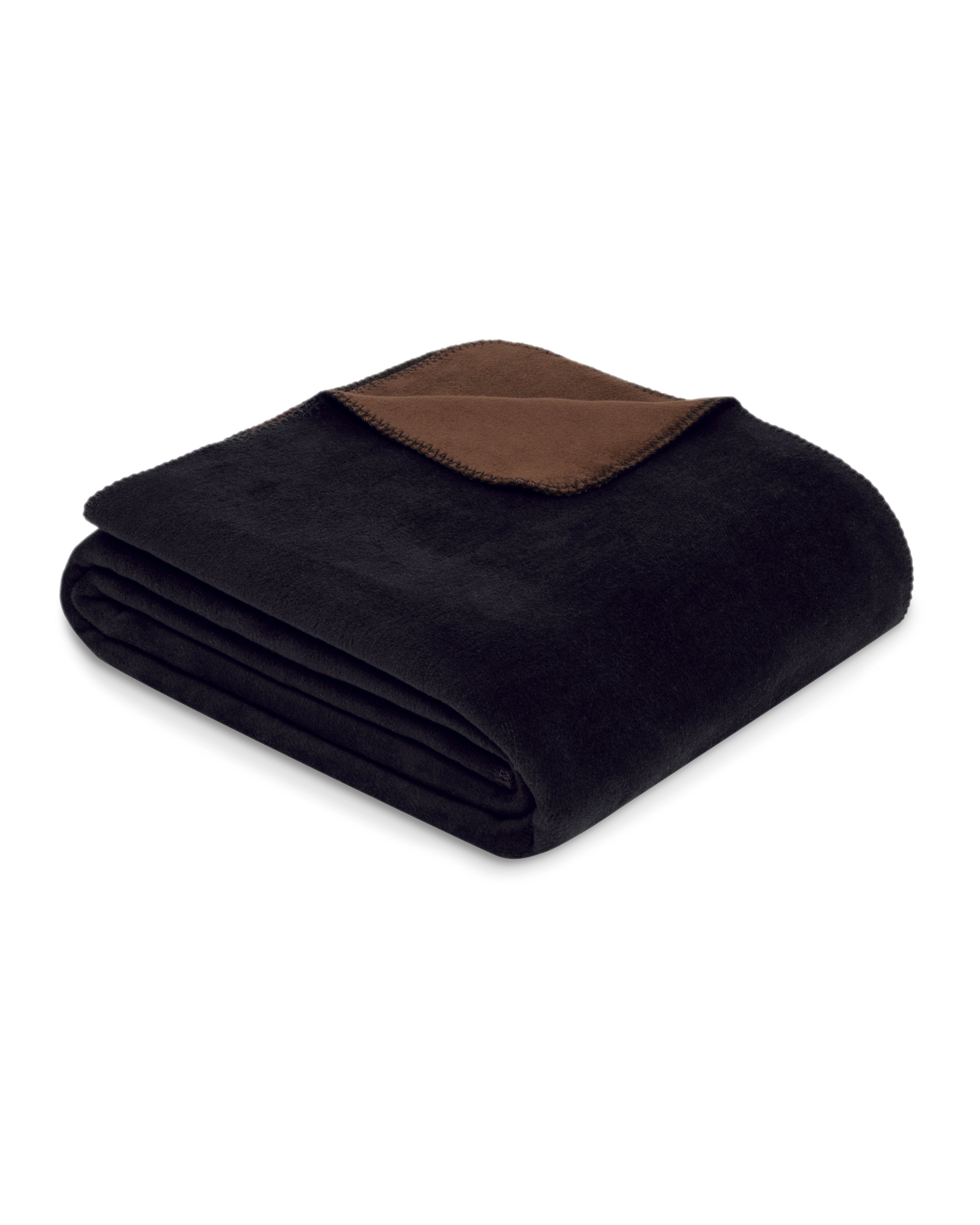Wohndecke Dublin Wendedecke schwarz braun
